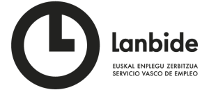 Logotipo de Lanbide, Servicio Vasco de Empleo, entidad pública vinculada a programas de formación subvencionada y cursos para el empleo impartidos por UP Formación.