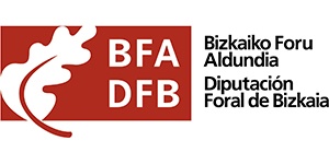 Logotipo de la Diputación Foral de Bizkaia (BFA / DFB), institución pública vinculada a programas de empleo, formación y desarrollo territorial.
